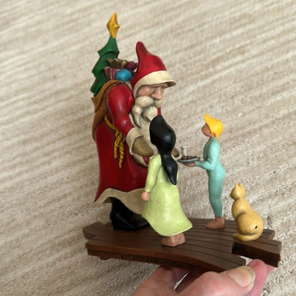 Demdaco Soon Would Be There Santa Figurine by Rhett Johnson - 2005 Collectible